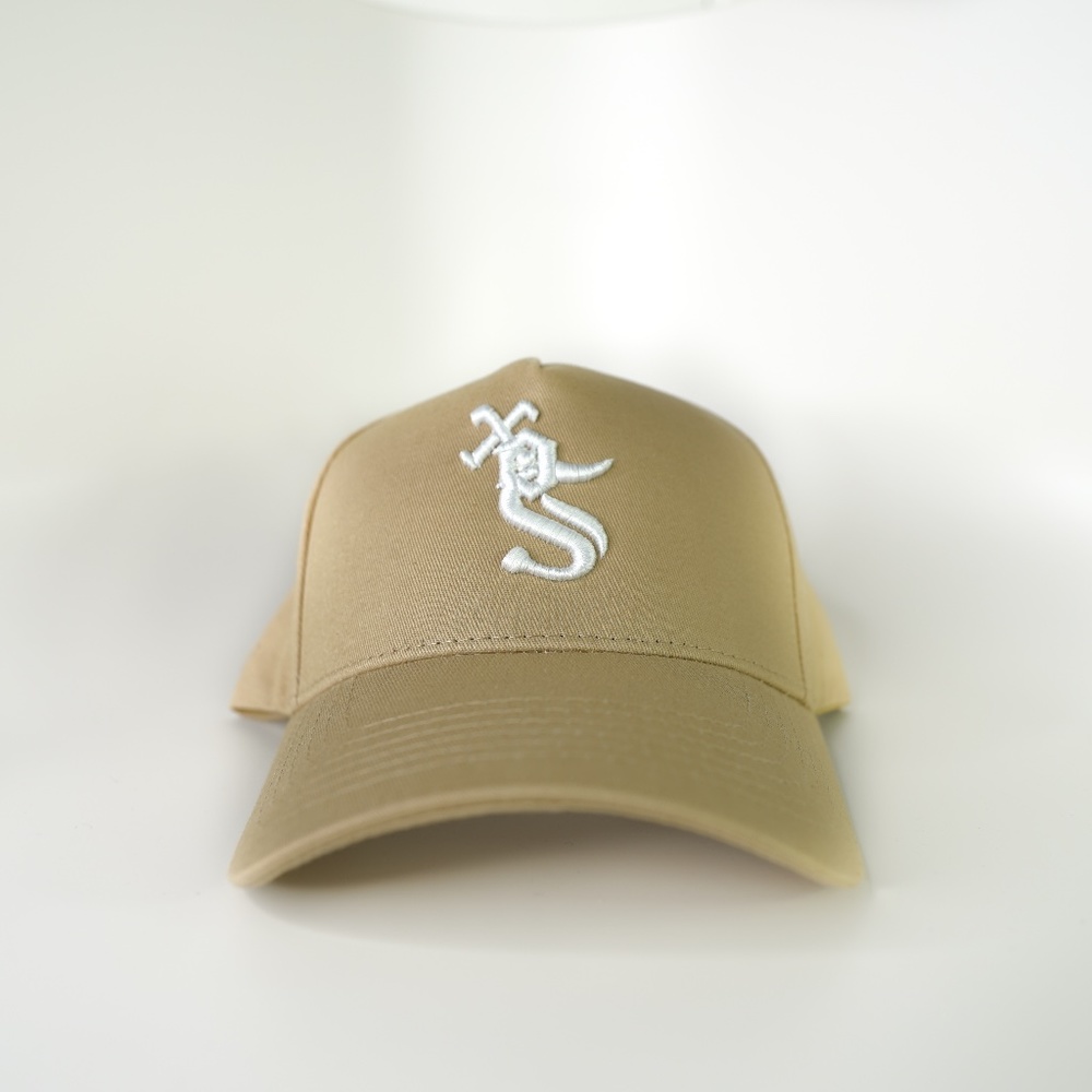 Upside Down Chicago Chit-Town Baseball Tan Snapback